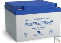 Power-Sonic PS12260 Box of 2 x 12v 26Ah rechargeable SLA Battery