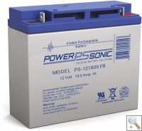 Power-Sonic PS12180 Box of 2 x 12v 18Ah rechargeable SLA Battery