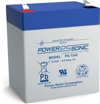 Power-Sonic PS1242 12v 4.5Ah rechargeable SLA Battery