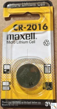 Maxell CR2016 - (Single) Lithium Battery 