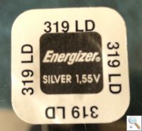 Energizer 319 ( SR527SW ) Silver Oxide Watch Battery