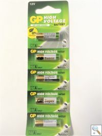 GP27A 5 pack - A27 12V 27A Remote Control Alkaline Battery