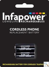 Infapower brand T005 iDect Cordless Phone and Solar Light Battery
