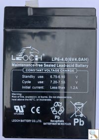 Leoch LP6-4 6v 4Ah rechargeable fro Power-Sonic PS640 SLA Battery