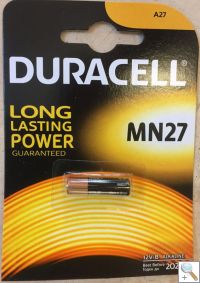 Duracell MN27 12v Alkaline Battery - pack of 1