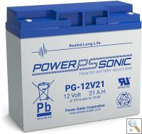 PG-12V21 B Power-Sonic PG range 12v 21Ah Battery