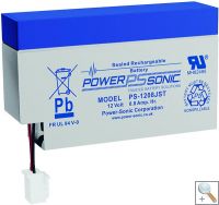 Power Sonic PS1208 12v 0.8Ah rechargeable SLA Battery