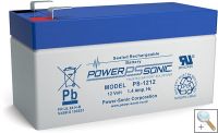 Power-Sonic PS1212 12v 1.2Ah rechargeable SLA Battery
