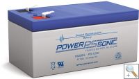 Power-Sonic PS1230 12v 3.4Ah rechargeable SLA Battery