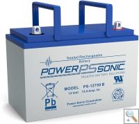 Power-Sonic PS12750 12v 75Ah rechargeable SLA Battery