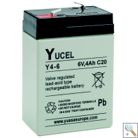 Yuasa Yucell Y4-6 6v 4Ah rechargeable for Power-Sonic PS640 SLA Battery