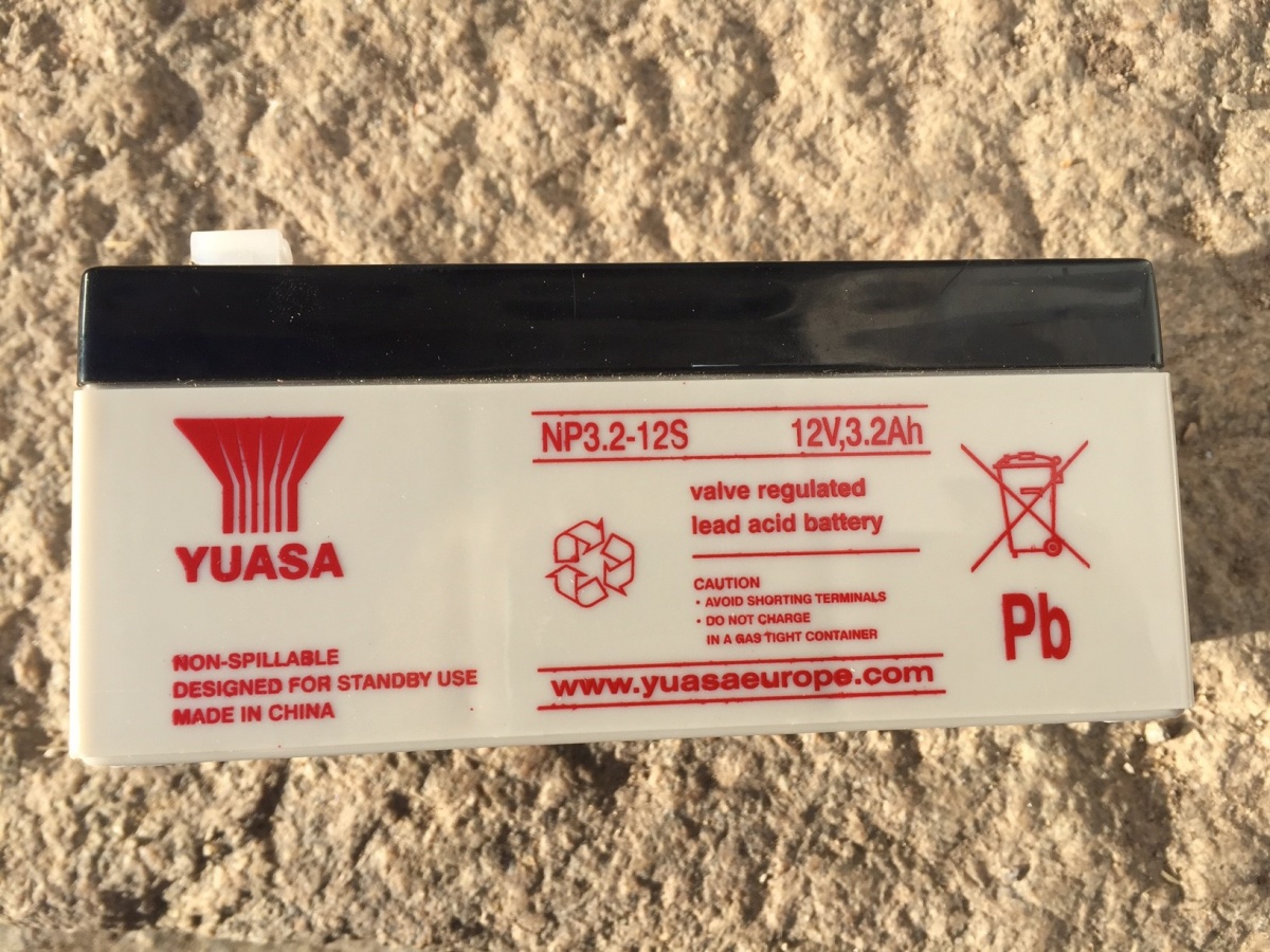 NP3.2-12 Yuasa 12v 3.2Ah Rechargeable SLA Battery