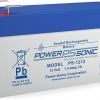 Power-Sonic PS1212 Box of 20 x 12v 1.2Ah rechargeable SLA Battery