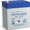 Power-Sonic PS1242 Box of 10 x 12v 4.5Ah rechargeable SLA Battery