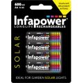 Infapower (B008) AA 600mAh Solar Light batteries - pack of 4
