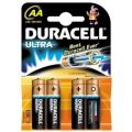 Duracell Ultra M3 MN1500 Alkalkine Battery AA/Pack of 4 