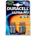 Duracell Ultra M3 MN2400 Alkaline Battery AAA/Pack of 4