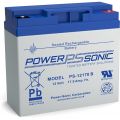 Power-Sonic PS12170 Box of 2 x 12v 17Ah rechargeable SLA Battery