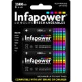 Infapower 1.2v 2500mAh rechargeable Ni-Mh D cell